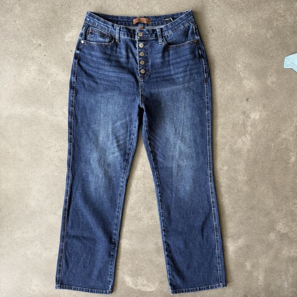 Judy Blue Dark Wash Straight Leg Jeans